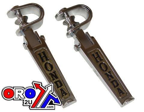 FOOT PEG SET CHROME HONDA EMGO 50-85401