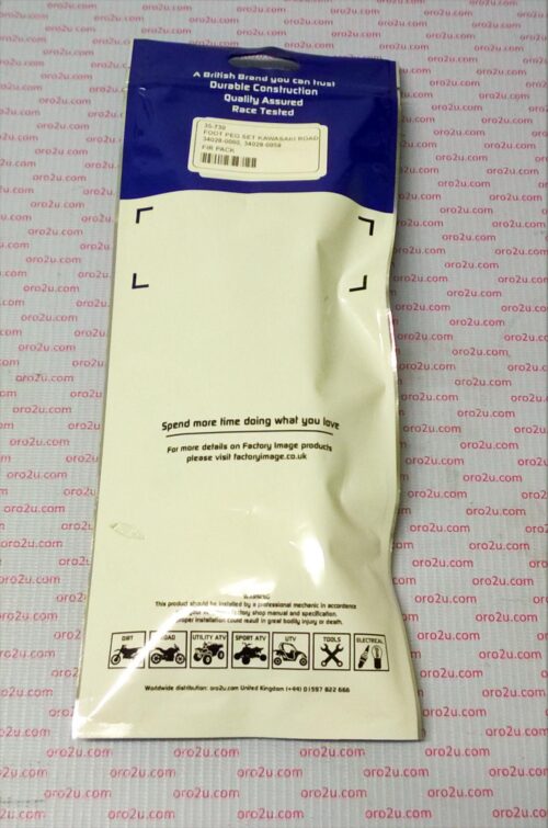 FOOT PEG SET FRONT KAWASAKI NINJA ZX-6R 9R 10R 650R Z1000 ZZR 600 1200 34028-0060 34028-0059