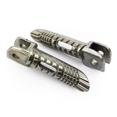 FOOT PEG REST SET SUZUKI FRONT SILVER, 43516-37H00, 43526-37H00