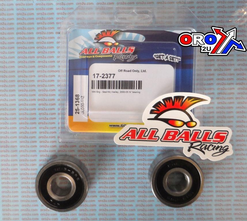 WHEEL BEARING KIT FRONT & REAR 83-12 APRILIA/BMW/BUELL/CAG/DUCATI, ALLBALL 25-1351 ROAD