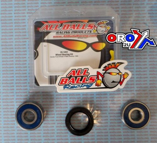 WHEEL BEARING KIT FRONT 1988 HON VT800 SHADOW, ALLBALLS 25-1452 ROAD