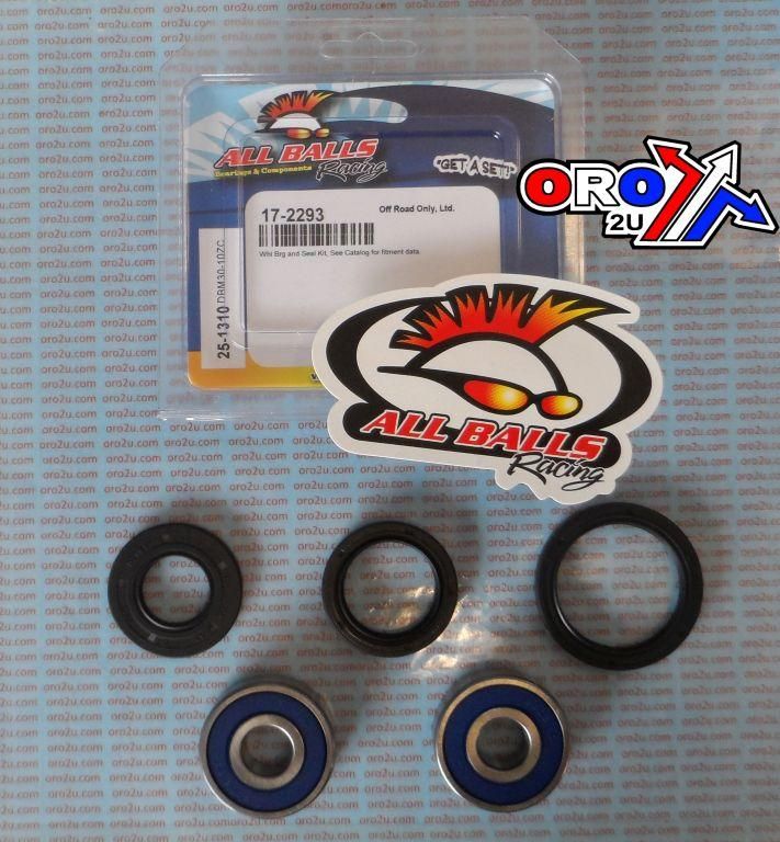 WHEEL BEARING KIT FRONT 80-09 KAW EN/KZ/VN/ZG/ZL/ZX, ALLBALLS 25-1310 ROAD - Image 3