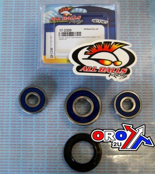 WHEEL BEARING KIT REAR 77-83 KAW KZ550/650, ALLBALLS 25-1349 ROAD