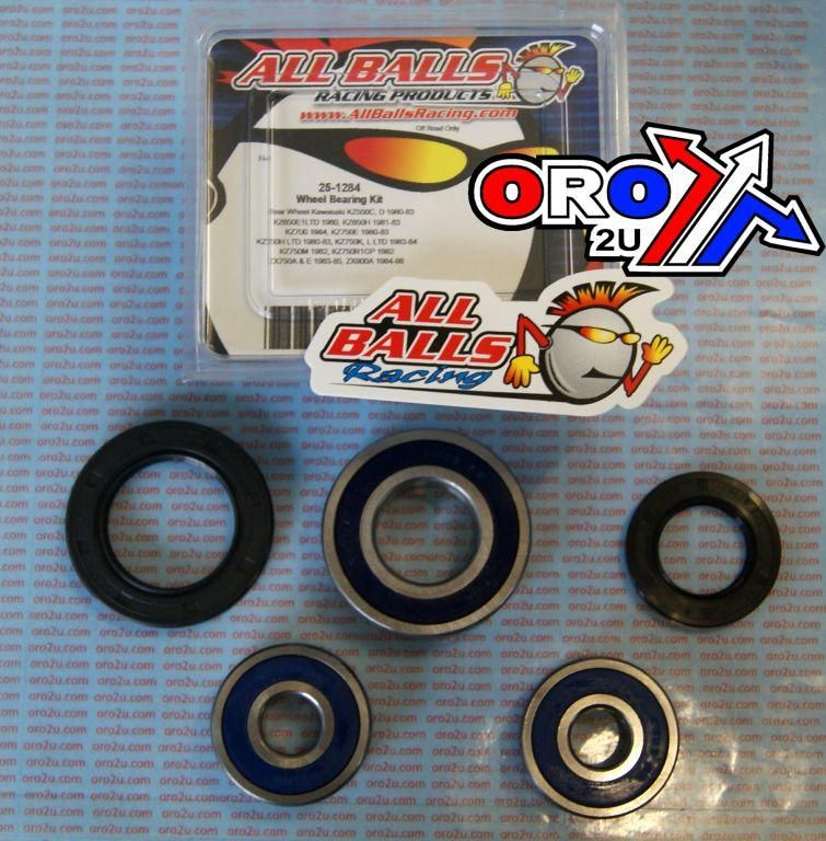 WHEEL BEARING KIT REAR 80-93 KAW KZ/ZX 550-900, ALLBALLS 25-1284 ROAD - Image 2