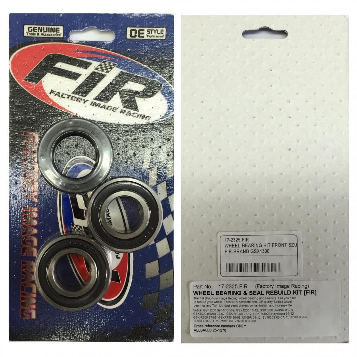WHEEL BEARING KIT FRONT SZU, GSX1300 - Image 4