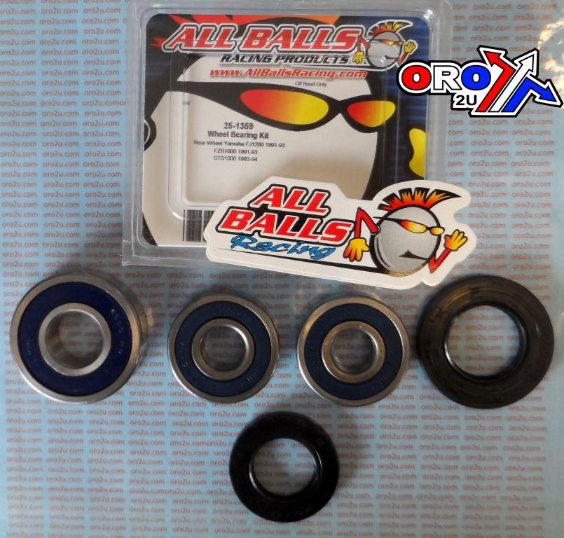 WHEEL BEARING KIT REAR 91-01 YAM FJ/FZR/GTS/XJR, ALLBALLS 25-1359 ROAD - Image 3