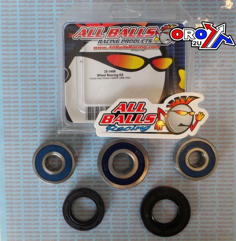 WHEEL BEARING KIT REAR 98-06 HON CB600F HORNET, ALLBALLS 25-1468 ROAD - Image 3