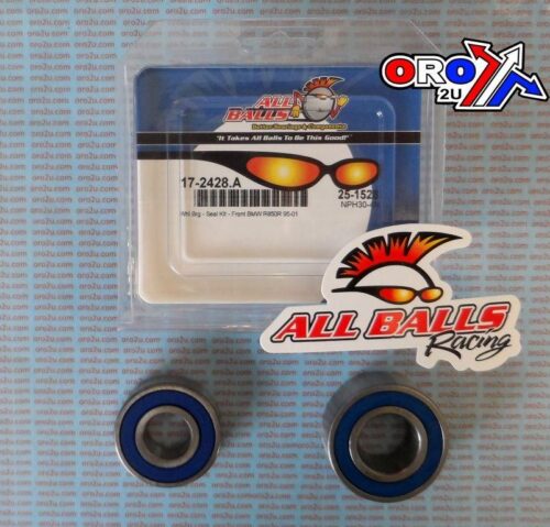 WHEEL BEARING KIT FRONT 92-05 BMW R 850-1150, ALLBALLS 25-1528 ROAD