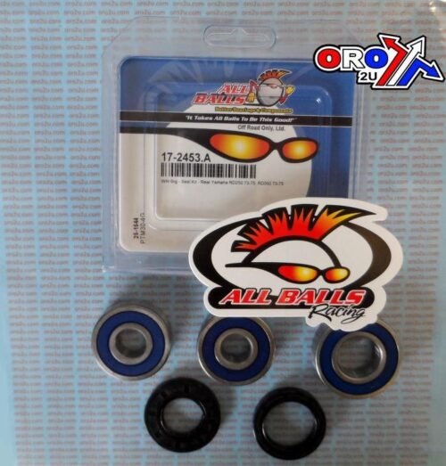 WHEEL BEARING KIT REAR 73-75 YAMAHA RD250/350, ALLBALLS 25-1544 ROAD