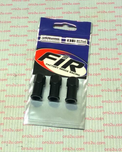 8mm RIM LOCK NUTS PK/3 BLACK