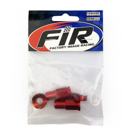 RIM LOCK NUT WITH SPACER WASHER KIT – RED ALUMINIUM