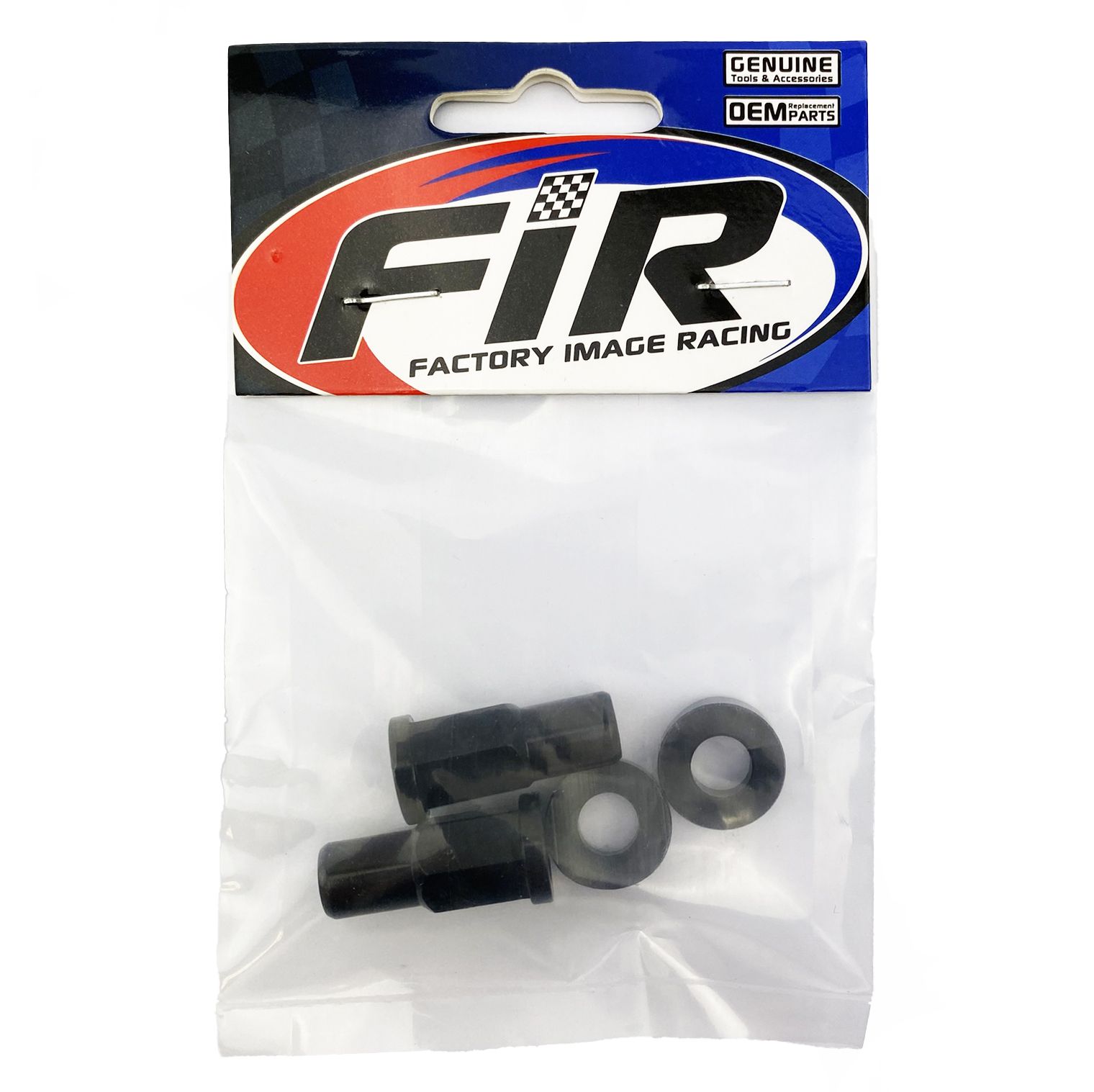 RIM LOCK NUT WITH SPACER WASHER KIT - BLACK ALUMINIUM - Image 2