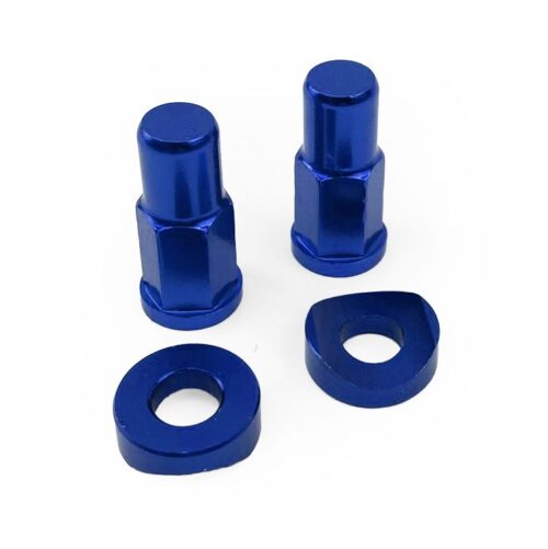 RIM LOCK NUT WITH SPACER WASHER KIT – BLUE ALUMINIUM