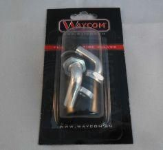 BOLT ON VALVE 90′ PVR32 SILVER, WAYCOM 007018 (SOLD AS A PAIR)