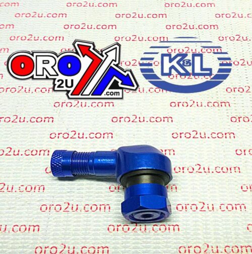 ALUM. TYRE VALVE STEMS BLUE, K&L 32-2993 10mm 90*