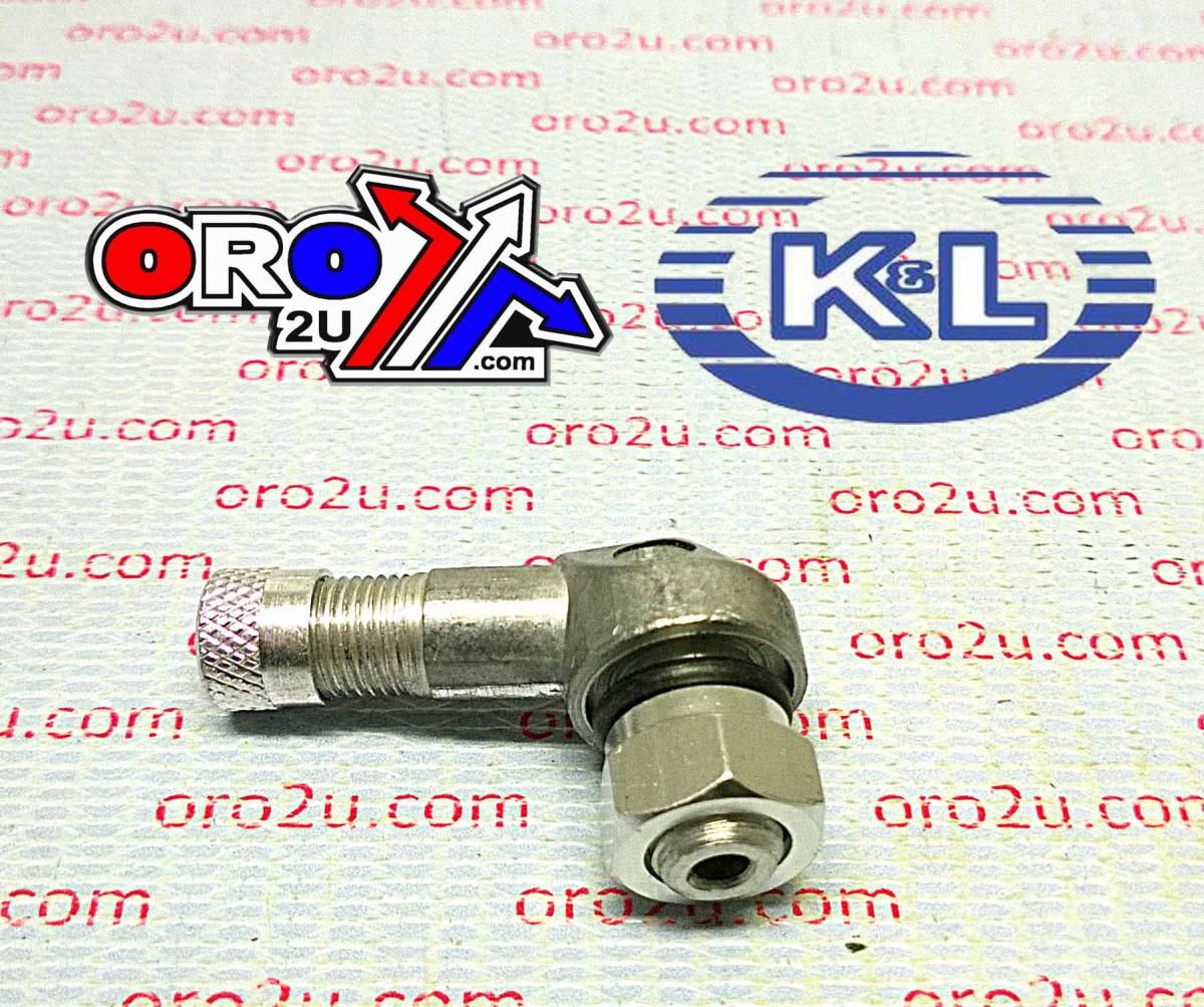 ALUM. TYRE VALVE STEMS SILVER, K&L 32-2978 10mm 90*