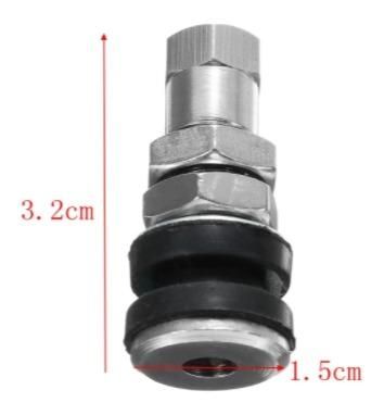 TUBELESS BOLT ON TYRE VALVE 10mm x 33mm 0.327″ TR161 819 (PACK OF 4)