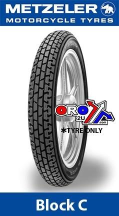3.50 – 19 57P UNV BLOCK C, METZELER 0110000 TYRE, ROAD, MC