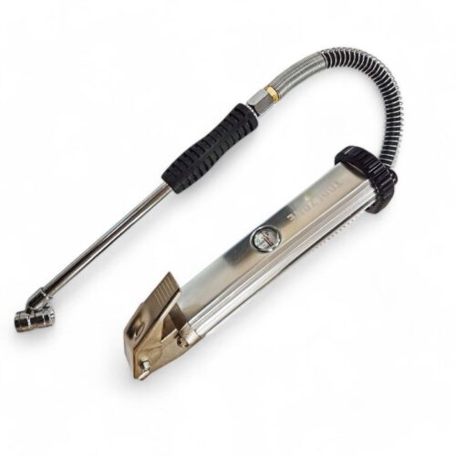 TYRE INFLATOR FORECOURT 0-160 psi ALUMINIUM BODY WITH GAUGE – TOOLZONE KDPAT103