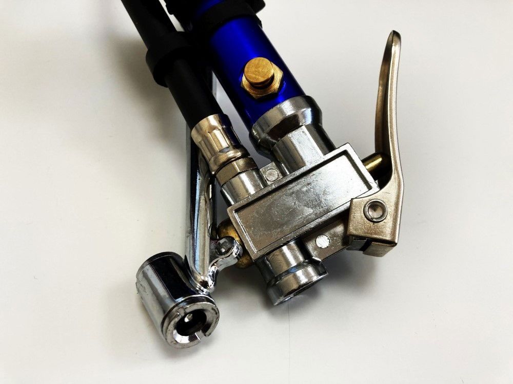 TYRE INFLATOR WITH CHUCK HOSE 220psi 1/4" AIR INLET 310mm HOSE - TOOLZONE KDPAU361 - Image 3