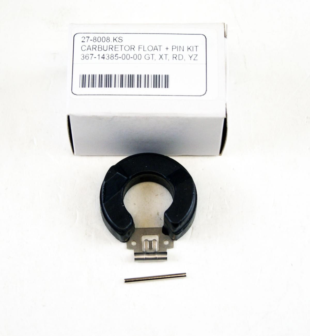 CARBURETOR FLOAT + PIN KIT, 367-14385-00-00 GT, XT, RD, YZ, KS56-1608 - Image 2