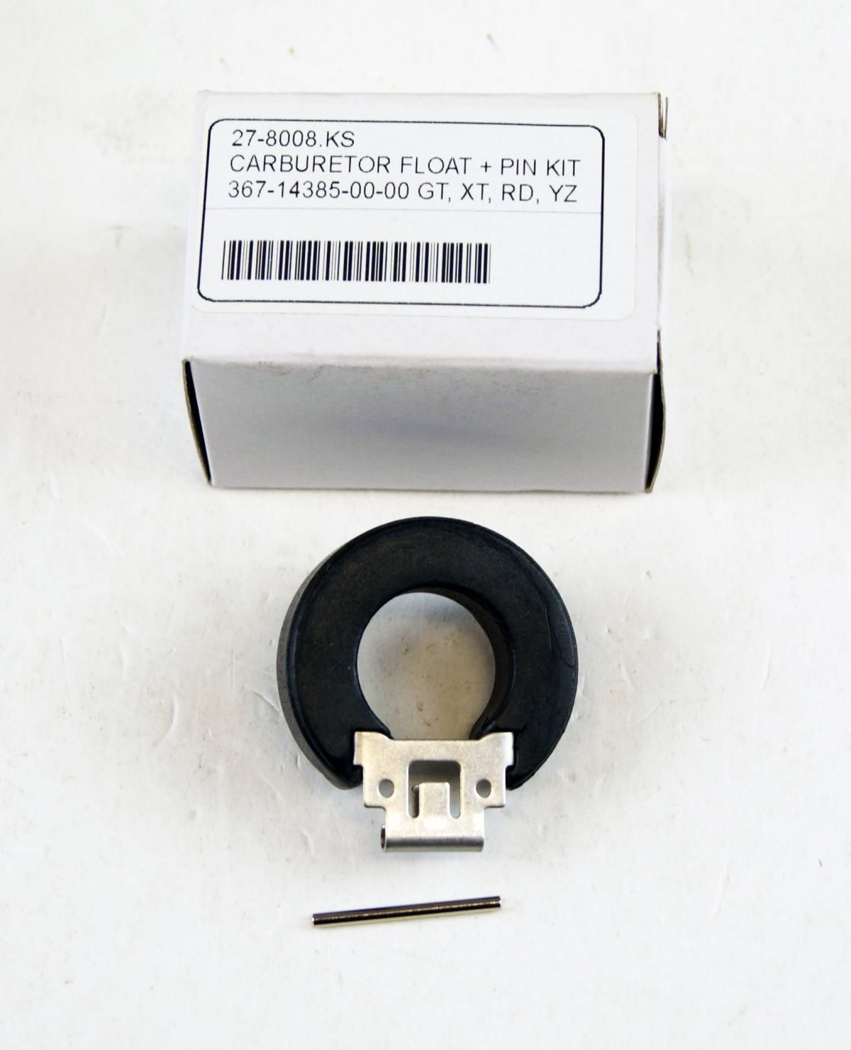 CARBURETOR FLOAT + PIN KIT, 367-14385-00-00 GT, XT, RD, YZ, KS56-1608