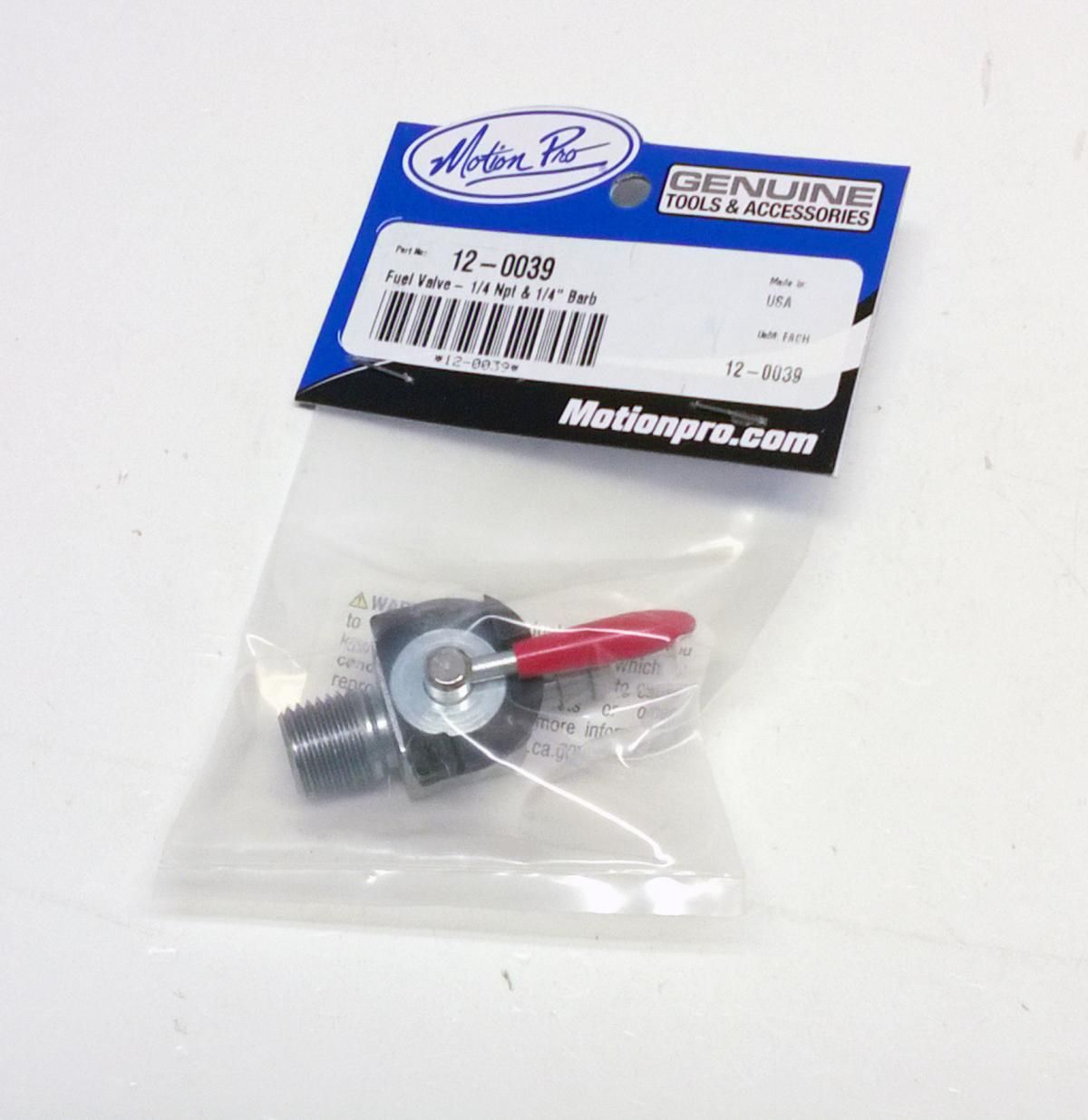 FUEL TAP INLINE 6mm SCREW END, MOTION PRO 12-0039, MP12-0039 - Image 4