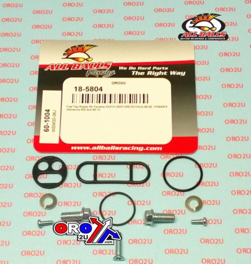 FUEL TAP REPAIR KIT ALLBALLS, ALLBALLS 60-1004 YAMAHA FZR600/XVZ1300 YFM450