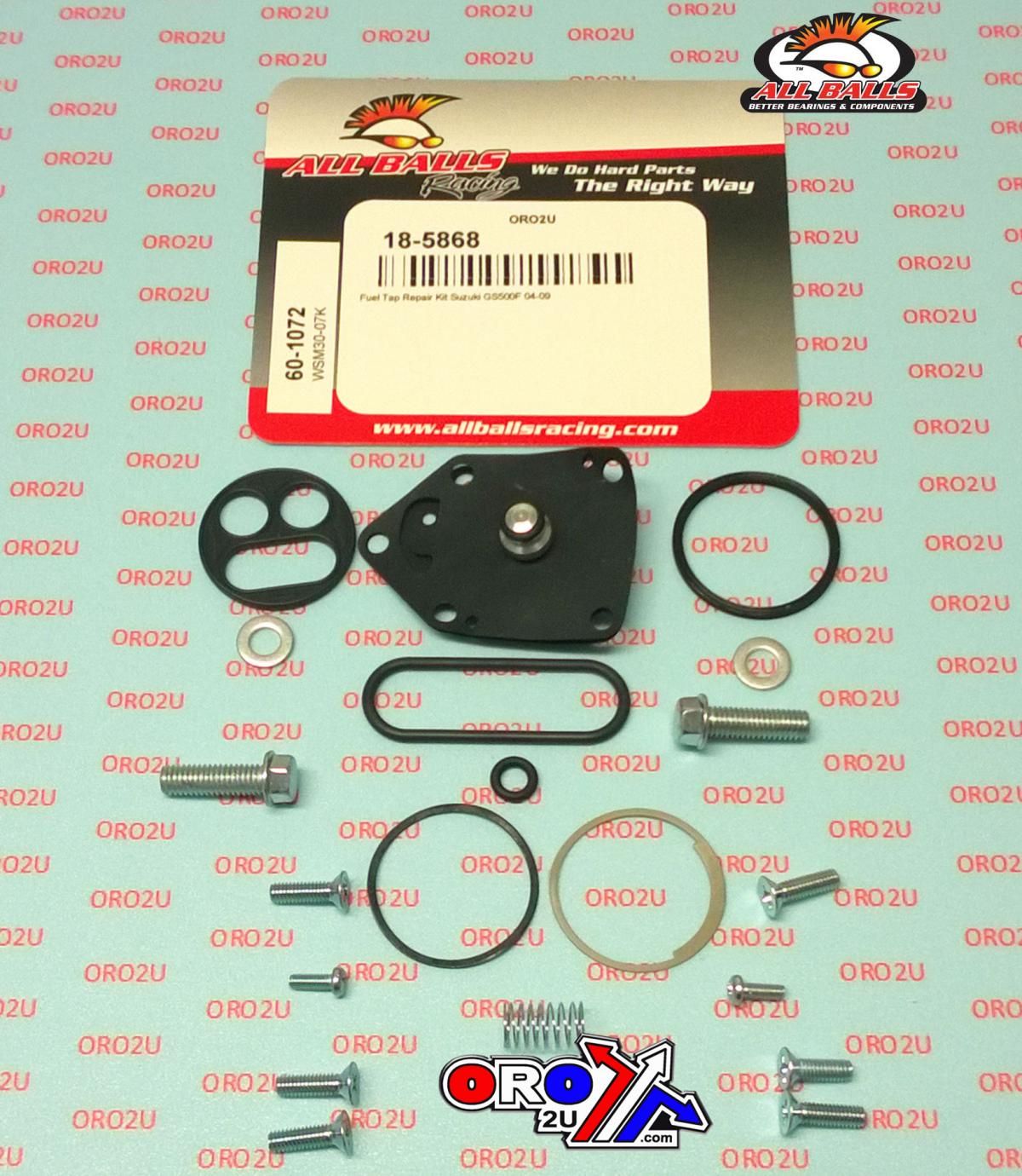 FUEL TAP REPAIR KIT ALLBALLS, ALLBALLS 60-1072 SUZUKI GS500F 04-09