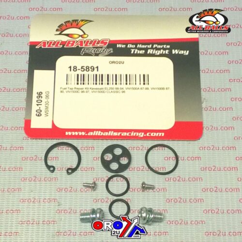 FUEL TAP REPAIR KIT ALLBALLS, ALLBALLS 60-1096 KAW EL250 88-94/VN1500 88-99