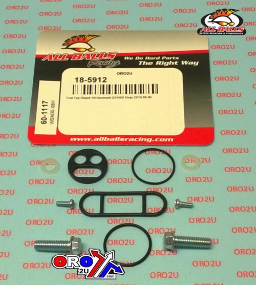 FUEL TAP REPAIR KIT ALLBALLS, ALLBALLS 60-1117 KAW ZX1000 88-90