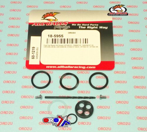 FUEL TAP REPAIR KIT ALLBALLS, ALLBALLS 60-1219 HON CB/CM/CRF/NT/VF 230-900 81-16