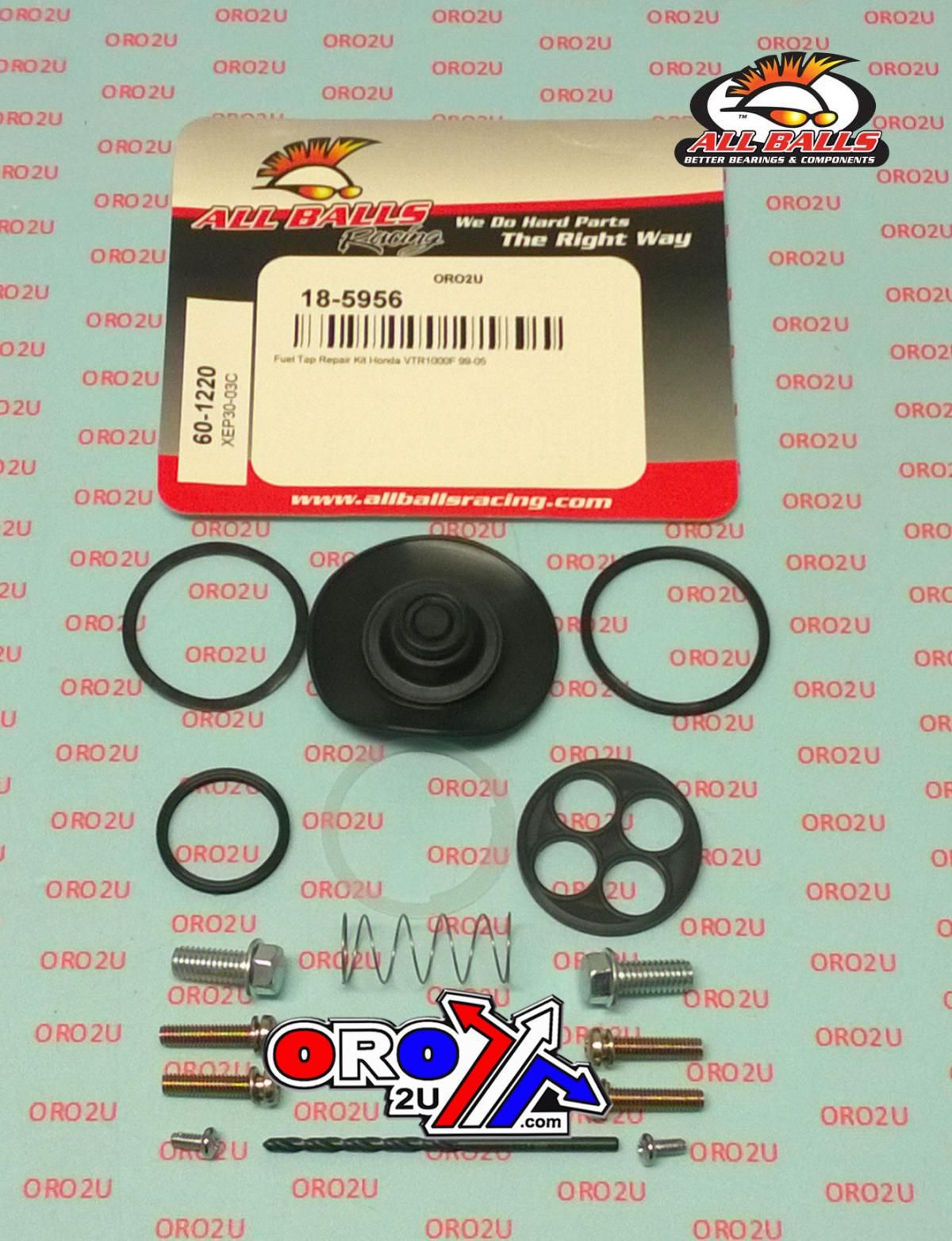 FUEL TAP REPAIR KIT ALLBALLS, ALLBALLS 60-1220 HONDA VTR1000F 99-05 - Image 3