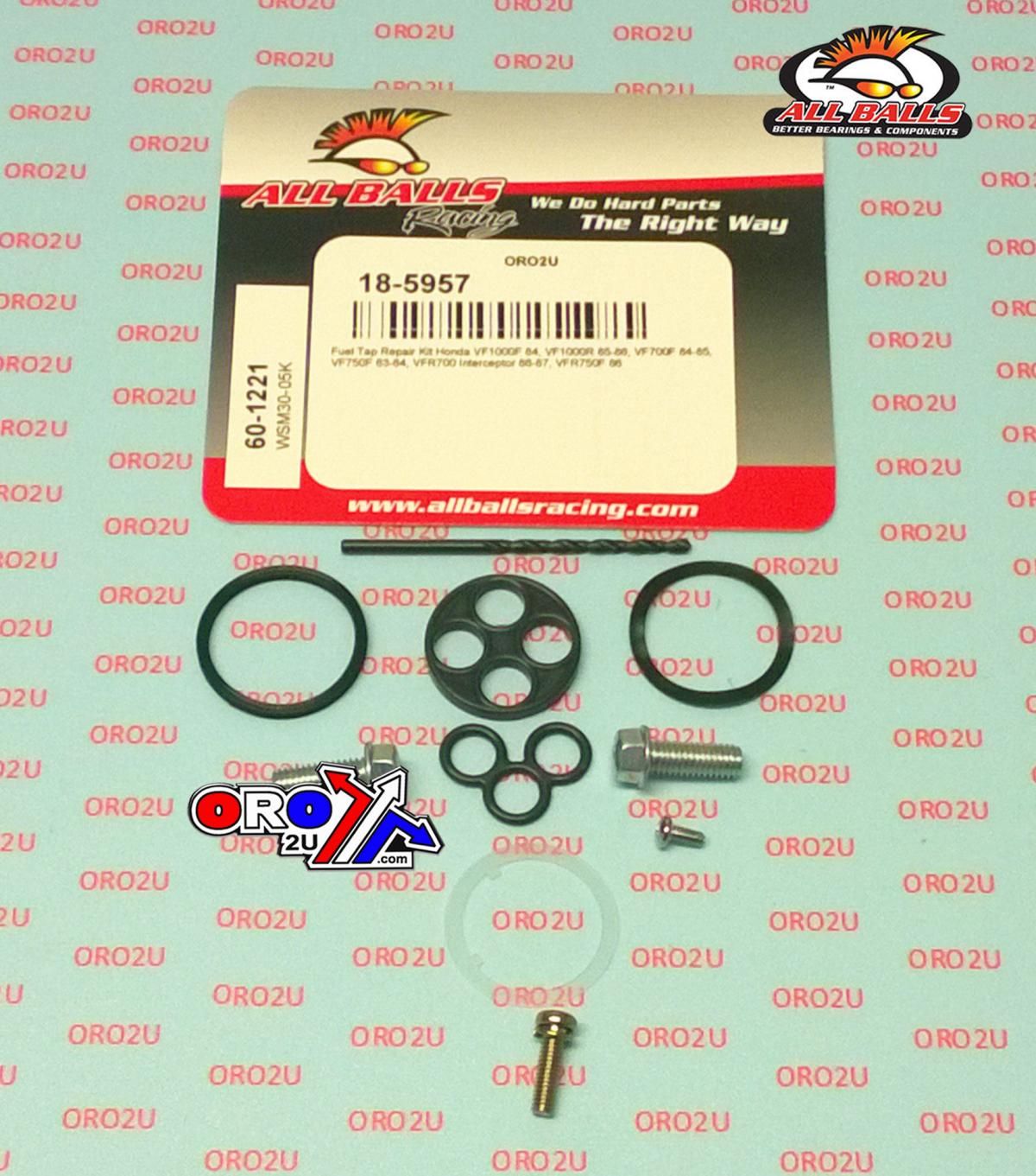 FUEL TAP REPAIR KIT ALLBALLS, ALLBALLS 60-1221 HONDA VF/VFR 700-1000 83-87 - Image 2