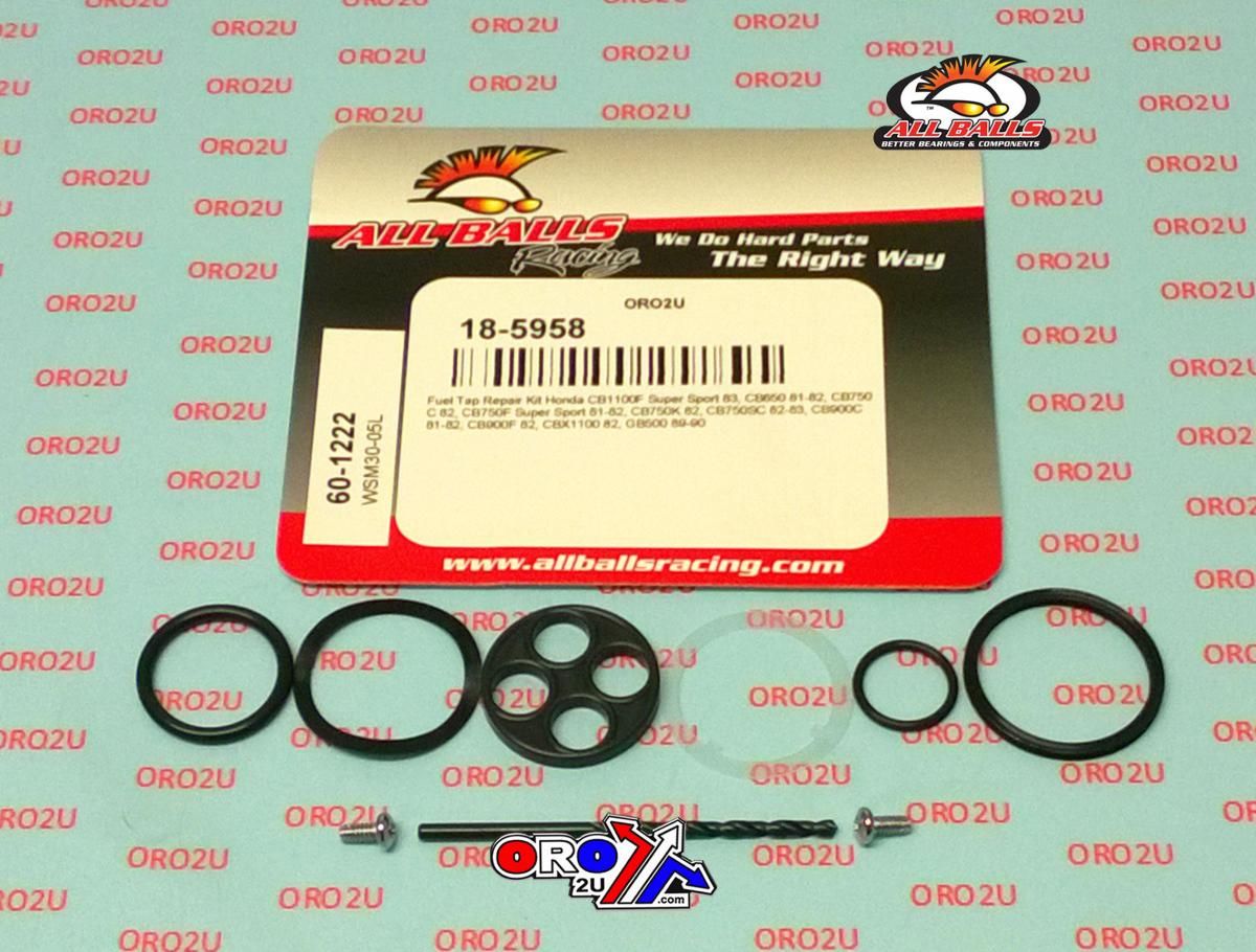 FUEL TAP REPAIR KIT ALLBALLS, ALLBALLS 60-1222 HON CB500-1100/CBX1100 81-90 - Image 2