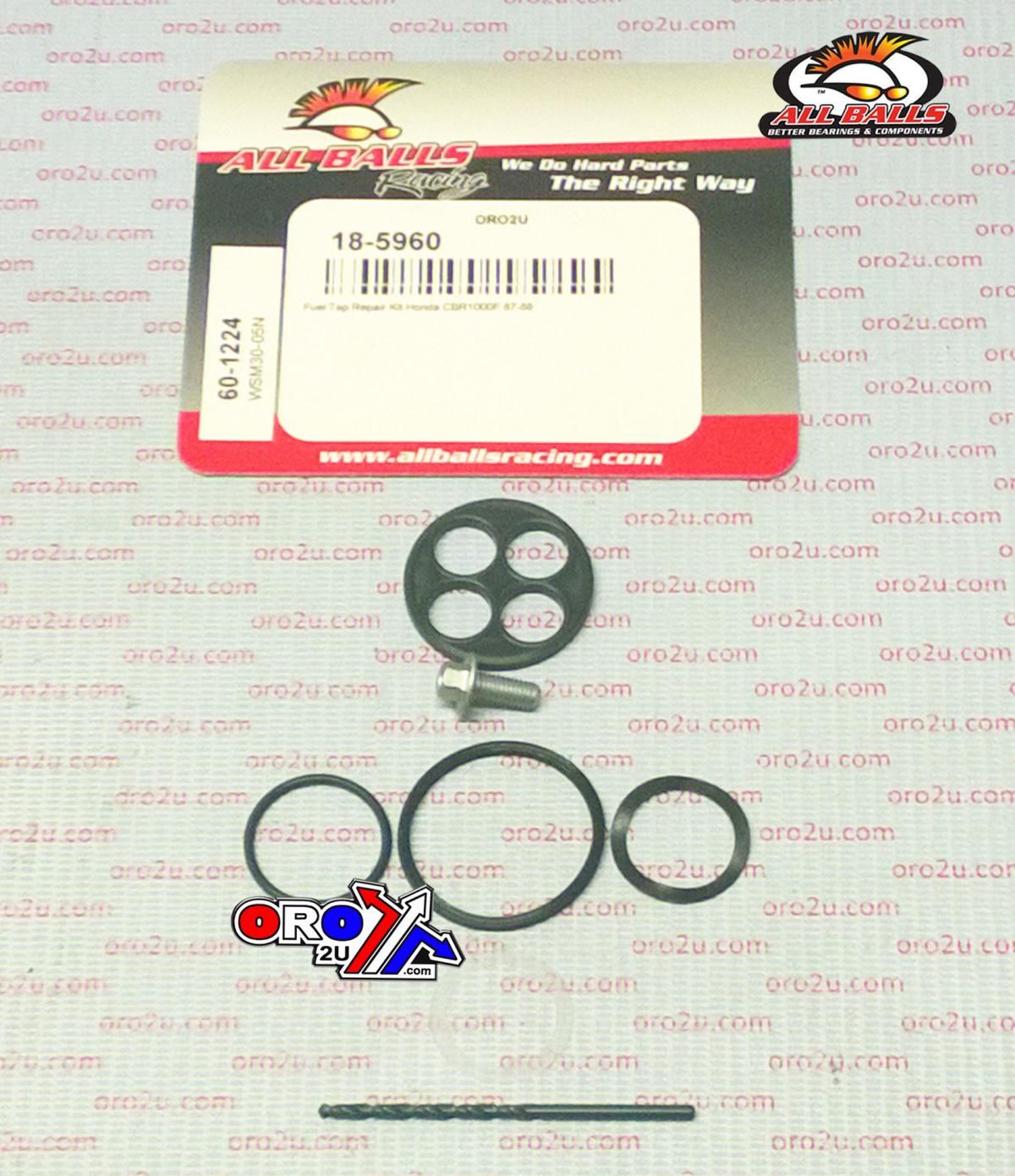 FUEL TAP REPAIR KIT ALLBALLS, ALLBALLS 60-1224 HON CBR1000F 87-88 - Image 2