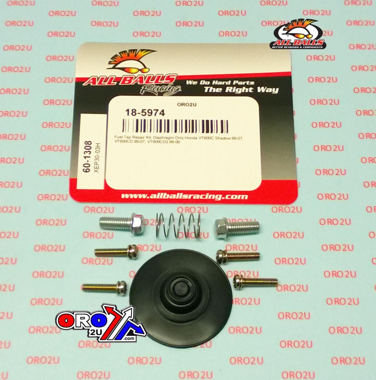 FUEL TAP REPAIR KIT ALLBALLS, ALLBALLS 60-1308 HONDA VT600 99-07