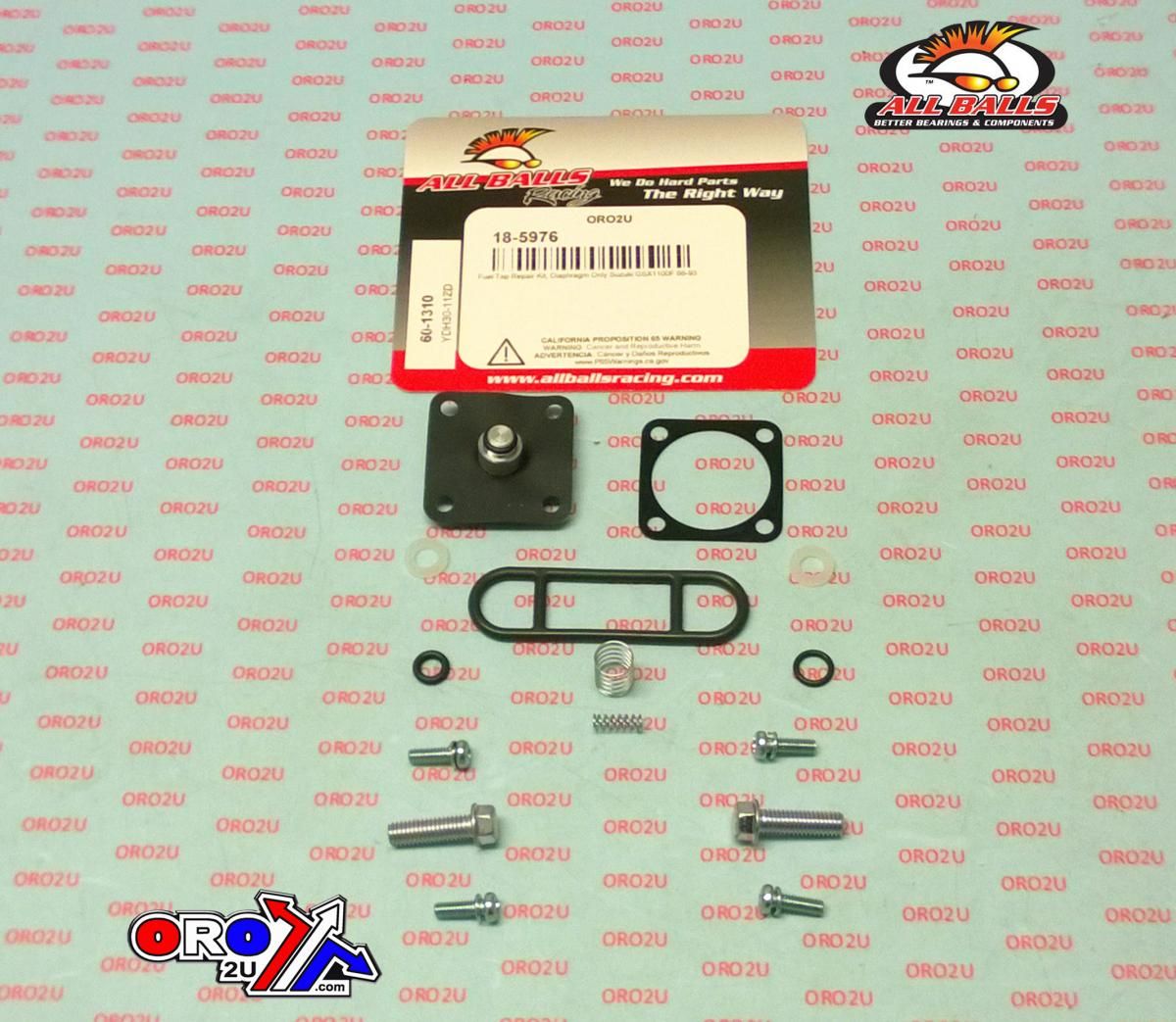 FUEL TAP REPAIR KIT ALLBALLS, ALLBALLS 60-1310 SUZUKI GSX1100F 88-93 - Image 3