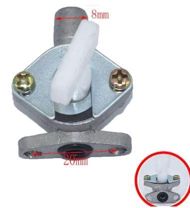 FUEL TAPE PETCOCK universal FITS CARBURETOR Pocket Bike 47cc 49cc engine carb, Short Stub from Tank C-to-C 20mm Outlet for 8mm hose