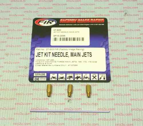 JET KIT NEEDLE, MAIN JETS YZF450, AT-07055