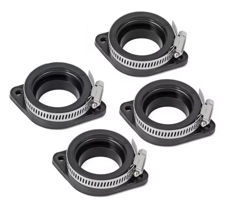 4PCS CARBURETTOR INTAKE MANIFOLD BOOT 1980-1984 SUZUKI GS1000 1100 13110-49100 13120-49100 - Image 2