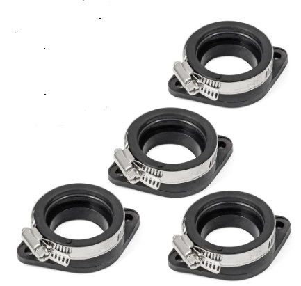 4PCS CARBURETTOR INTAKE MANIFOLD BOOT 1980-1984 SUZUKI GS1000 1100 13110-49100 13120-49100