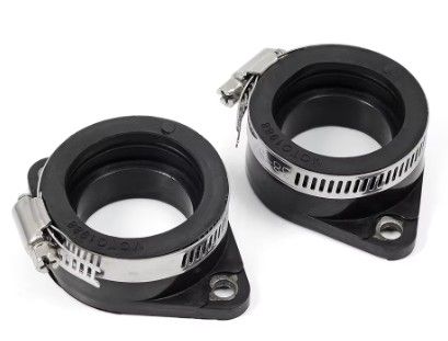 2Pcs CARBURETTOR INTAKE MANIFOLD BOOT 1993-2000 SUZUKI GS 500E GS 500ET 13101-01D00