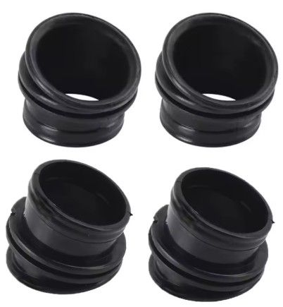 4Pcs CARBURETTOR INTAKE AIRBOX RUBBER KAWASAKI ZR1100 ZEPHYR 1100 1992-2006 14073-1637
