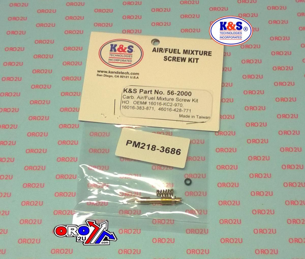 AIR FUEL SCREW KIT HONDA CB XR, 16016-KC2-970, HONDA ROAD 16016-KCY-771, KS 56-2000 - Image 3