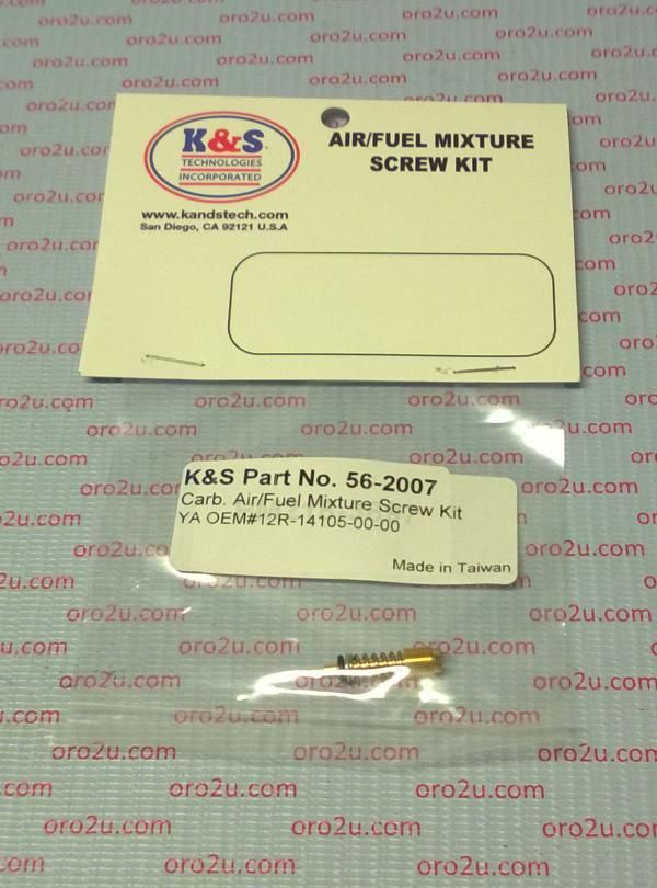 AIR FUEL SCREW KIT YAMAHA, 12R-14105-00-00, YAMAHA, KS 56-2007, YFZ YFM FZR - Image 3