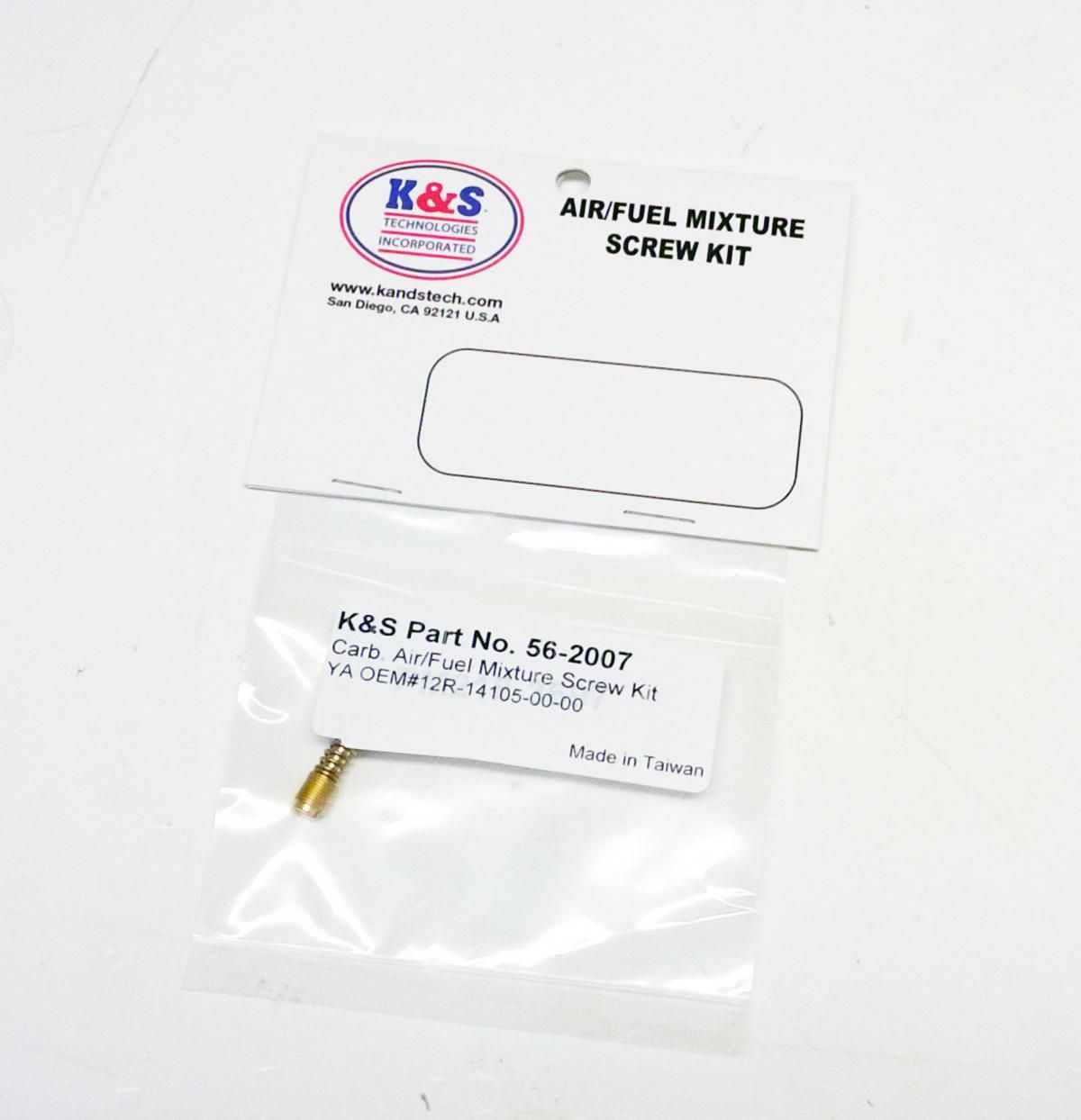 AIR FUEL SCREW KIT YAMAHA, 12R-14105-00-00, YAMAHA, KS 56-2007, YFZ YFM FZR - Image 7