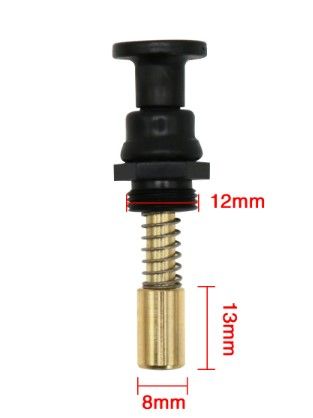 CHOKE PLUNGER BLACK 13mm Long Bottom End Valve