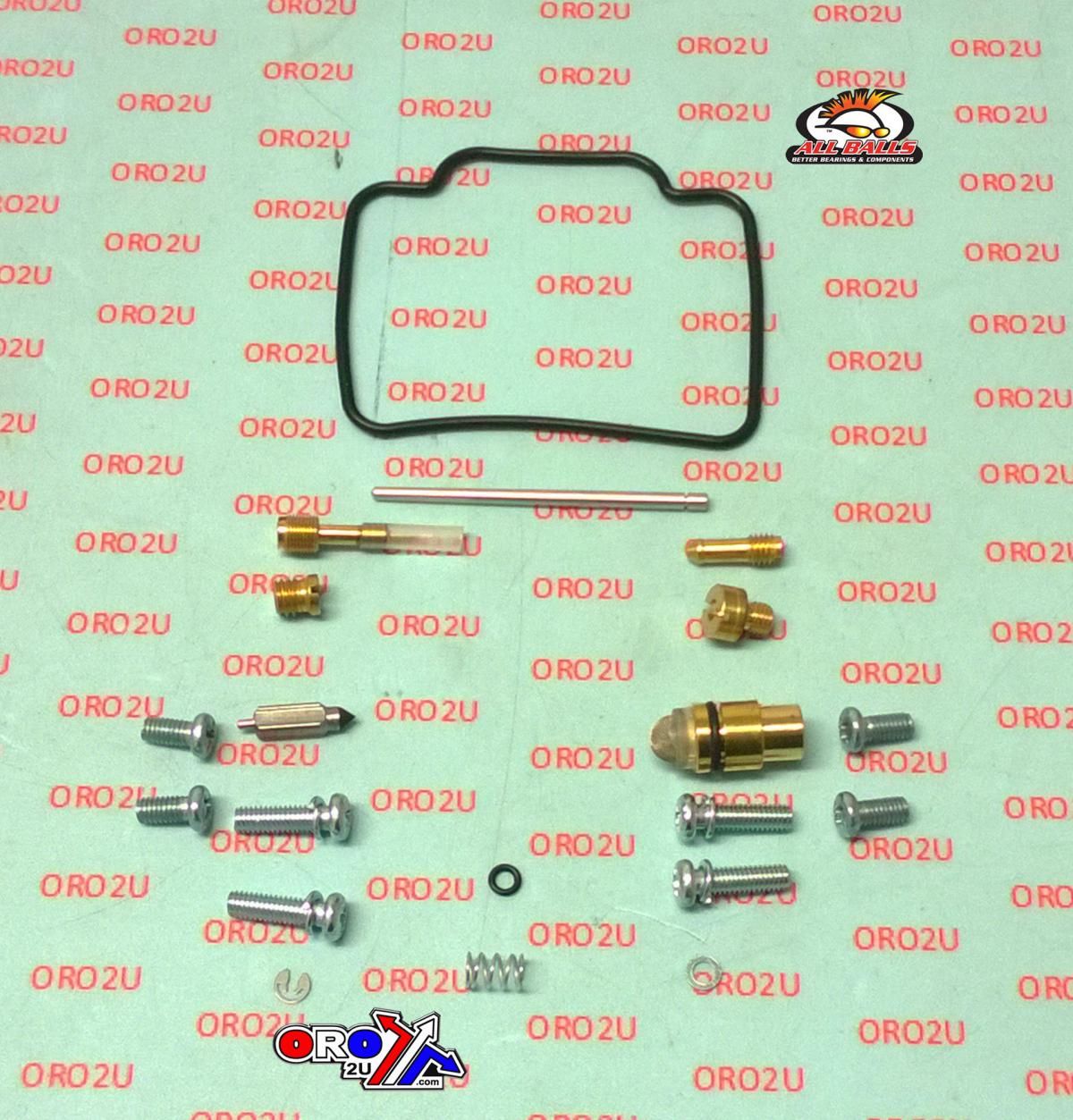 CARBURETOR REBUILD KIT 94-97 KAW ZX900 ZX9R NINJA, ALLBALLS 26-10148 ROAD - Image 3