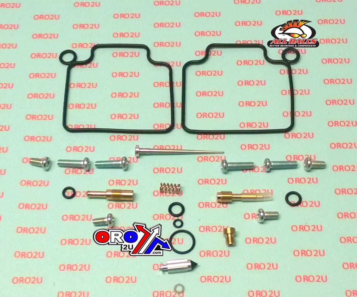 CARBURETOR REBUILD KIT 04-05 HON VT600, ALLBALLS 26-1605 ROAD - Image 2